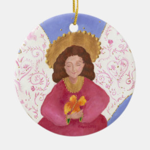 Butterfly Angel Julafton Ornament