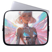 Butterfly angel laptop sleeve