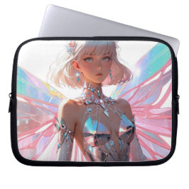 Butterfly angel laptop sleeve