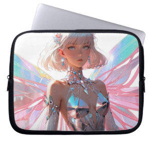 Butterfly angel laptop sleeve