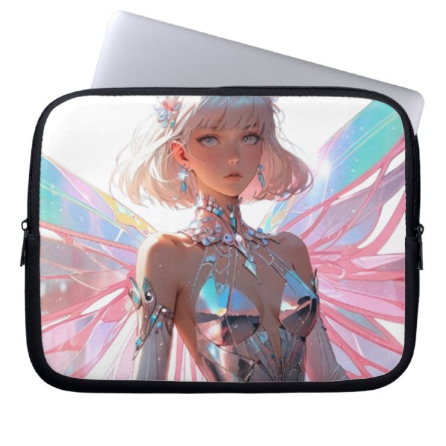 Butterfly angel laptop sleeve (Framsidan)