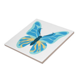 Butterfly Anpassningsbar Färg Graphic Kakelplatta