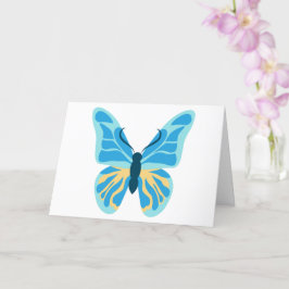 Butterfly Anpassningsbar Färg Graphic Kort