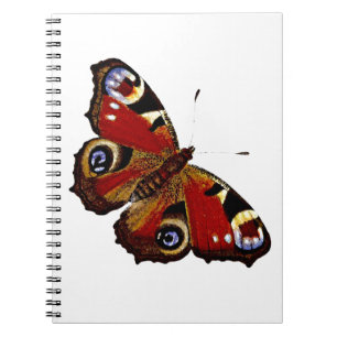 Butterfly Anteckningsbok Med Spiral