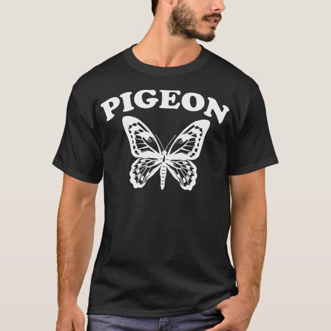 Butterfly är ett duvminne t shirt (Framsida)