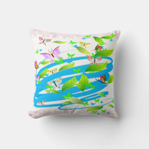 Butterfly Art 12 Pillow Kudde