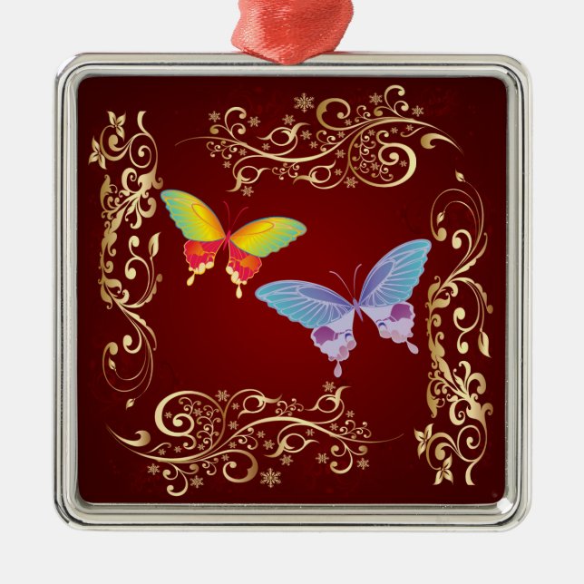 Butterfly Art 1 Ornament (Framsidan)