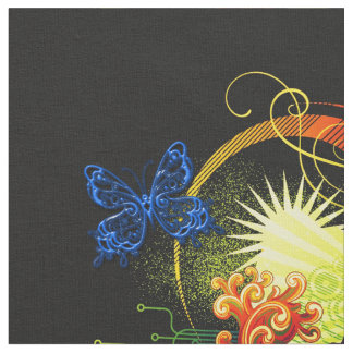 Butterfly Art 20 Anpassningsbar Fabric Tyg