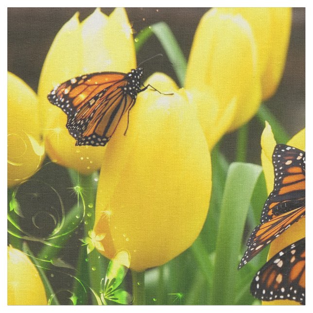 Butterfly Art 22 Anpassningsbar Fabric Tyg (Närbild)