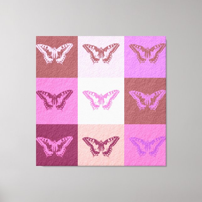 Butterfly Art 2 Canvastryck (Framsida)