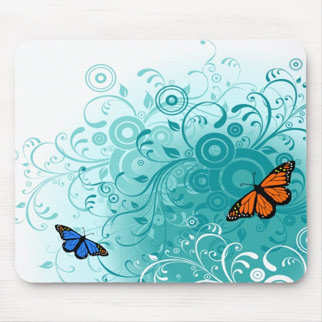 Butterfly Art 2 Mousepad Musmatta (Framsidan)