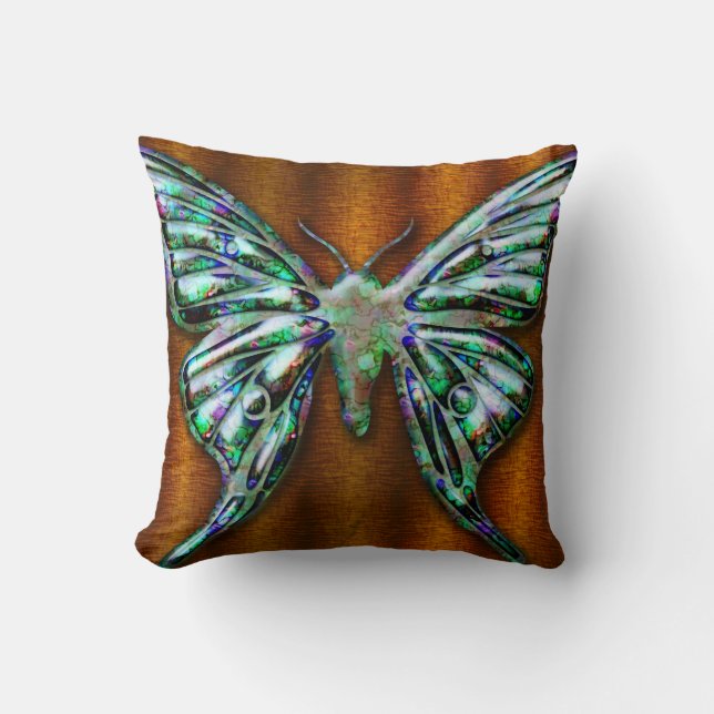 Butterfly Art 2 Pillow Kudde (Framsida)