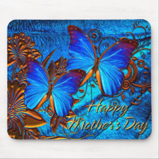 Butterfly Art 35 Lycklig Mors dag Mousepad Musmatta