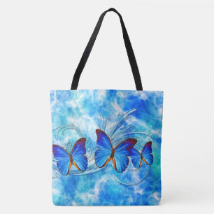Butterfly Art 37 Tote Bag-nummer för övertryckning Tygkasse