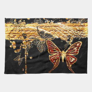 Butterfly Art 3 kökshandduk