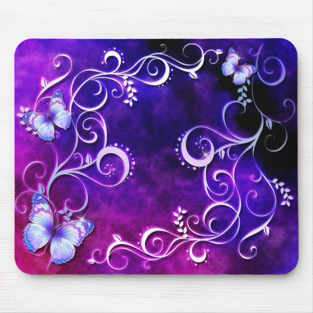 Butterfly Art 3 Mousepad Musmatta (Framsidan)