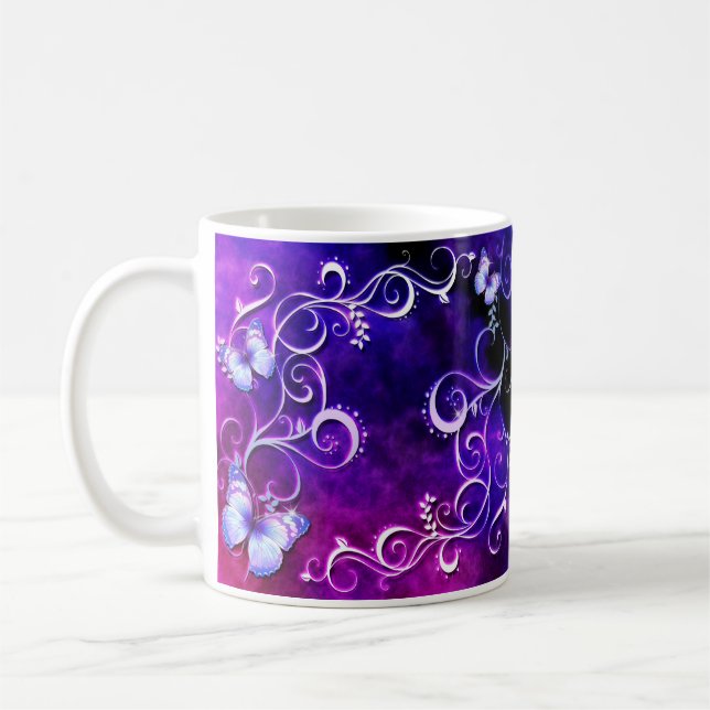 Butterfly Art 3 Mugg (Vänster)