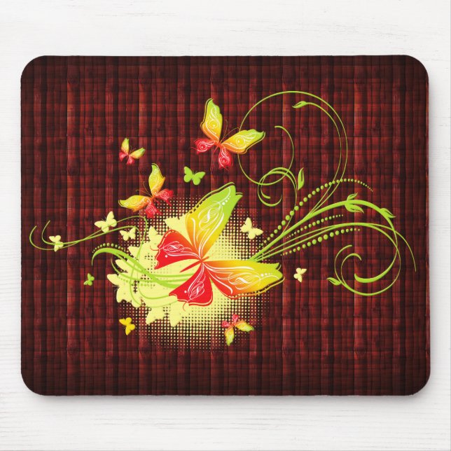 Butterfly Art 5 Mousepad Musmatta (Framsidan)
