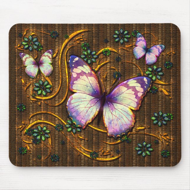 Butterfly Art 6 Mousepad Musmatta (Framsidan)