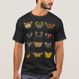 Butterfly Art Entomology Lepidopterist Kärlek Cute T Shirt