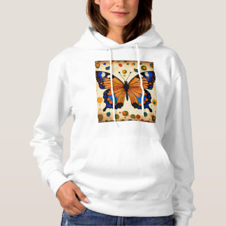 Butterfly Art-hodie med dubbla design T Shirt