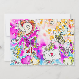 Butterfly Art Julkort
