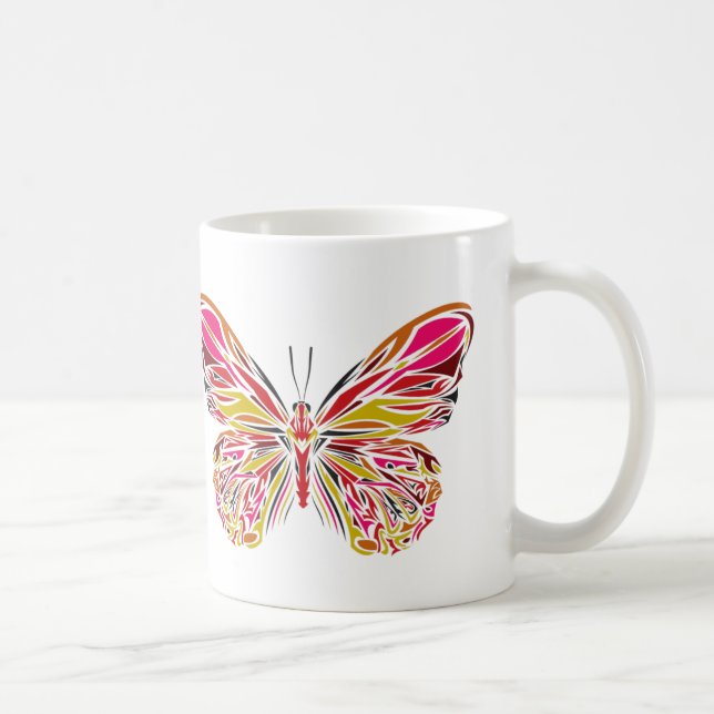 Butterfly Art Kaffemugg (Höger)