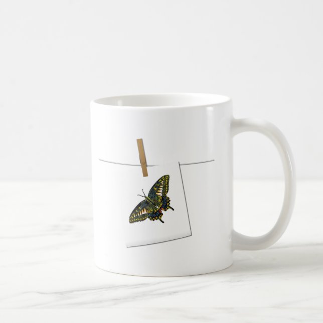 Butterfly Art Kaffemugg (Höger)