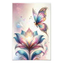 Butterfly Art Poster Dorm Room Ideas för flickor