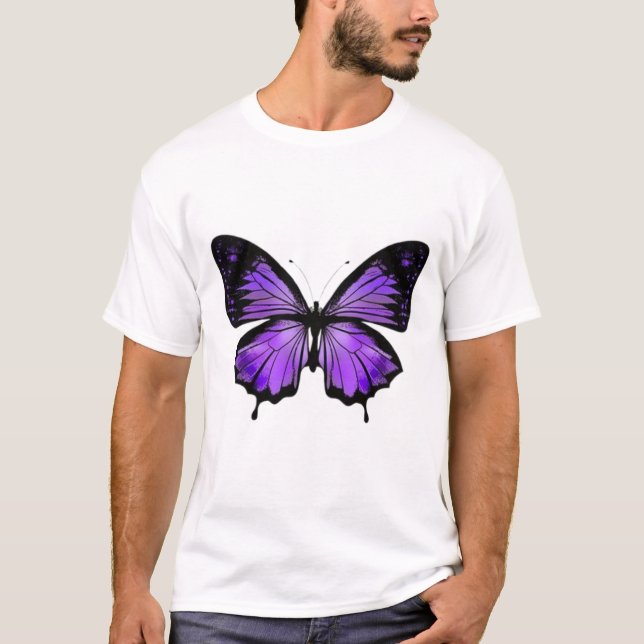 Butterfly Art T Shirt (Framsida)
