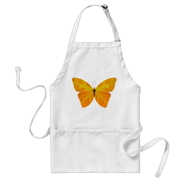Butterfly aspen Löv 3 Förkläde (Framsidan)