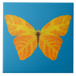 Butterfly aspen Löv 3 Kakelplatta
