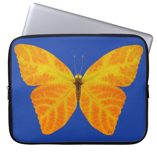 Butterfly aspen Löv 3 Laptop Fodral (Framsidan)
