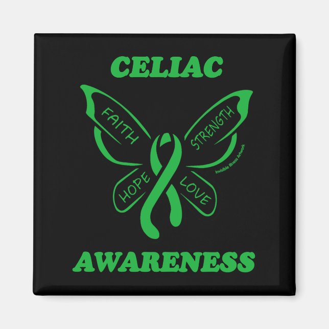 Butterfly/Awareness...Celiac Magnet (Framsidan)