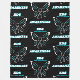 Butterfly/Awareness...EDS Fleece Blanket