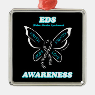 Butterfly/Awareness...EDS Metall Ornament