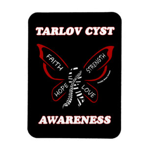 Butterfly/Awareness... Tarlov Cyst Magnet