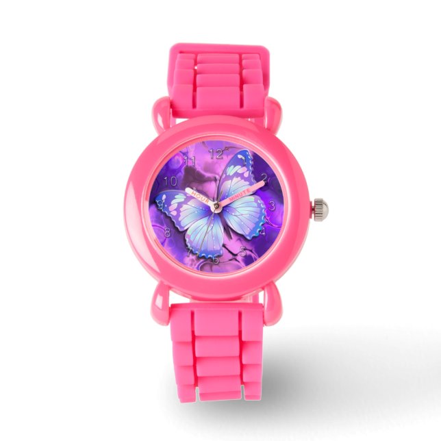 Butterfly B1 Watch & Numeral Options Armbandsur (Framsida)