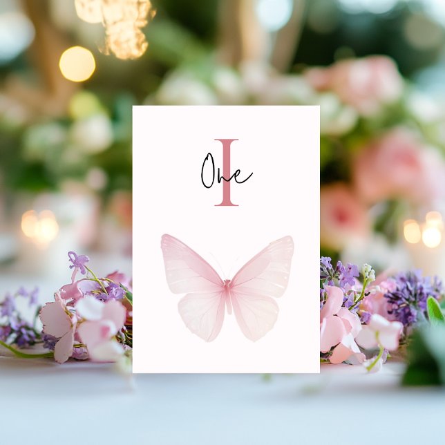 "Butterfly Baby Shower Bordsnummers" Bordsnummer (Skapare uppladdad)
