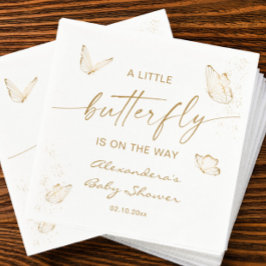 Butterfly Baby Shower Pappersservett