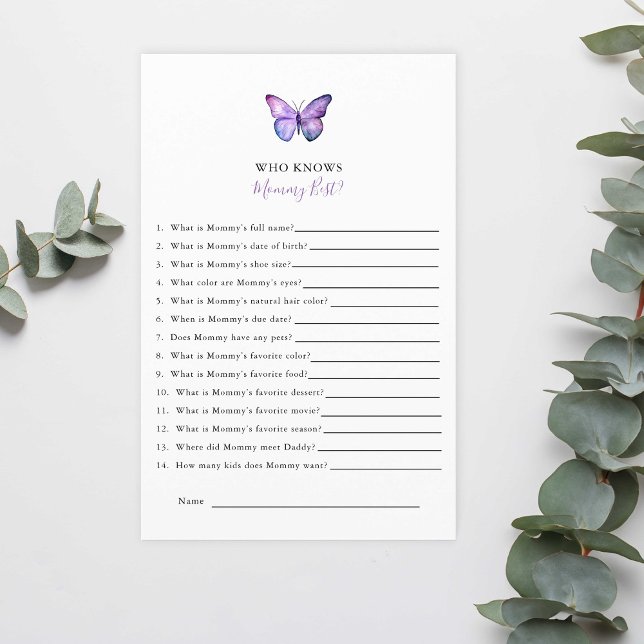 Butterfly Baby Shower som känner Mammans bästa spe (Skapare uppladdad)