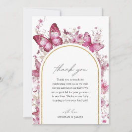 Butterfly Baby Shower - tackkort Tack Kort