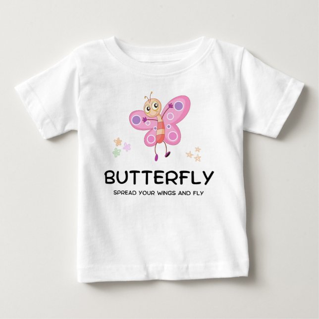 Butterfly baby T-Shirt (Framsida)