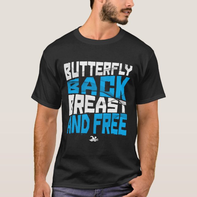 Butterfly Back Breast and Free Simma Medley Swimme T Shirt (Framsida)