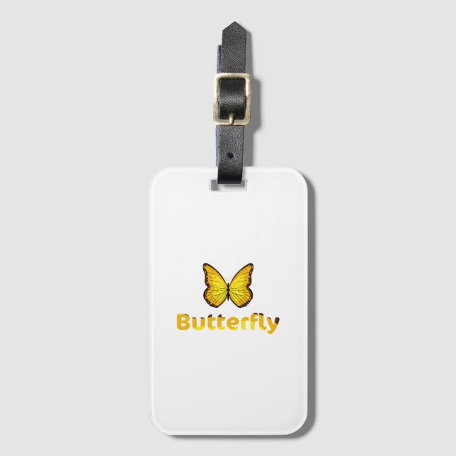 Butterfly Bagagebricka (Framsida vertikal)