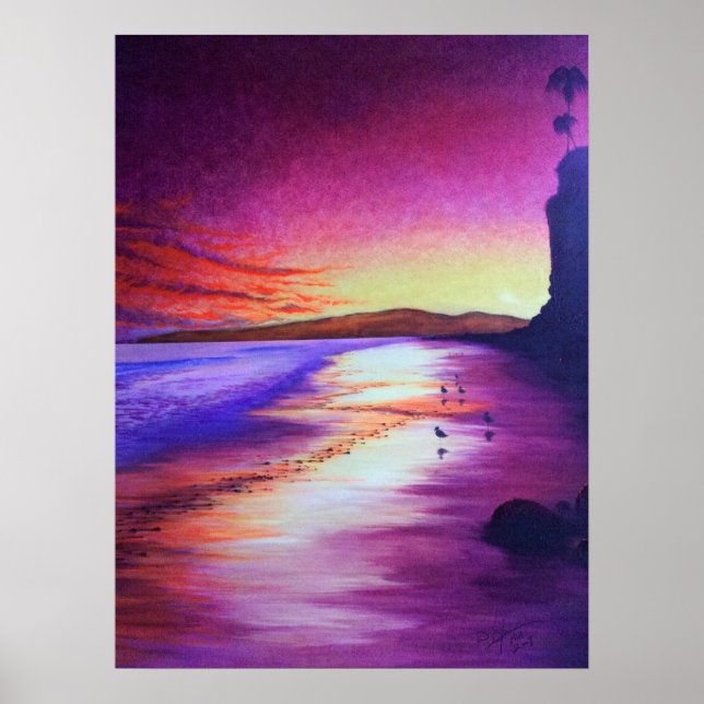 Butterfly Beach Poster (Framsidan)