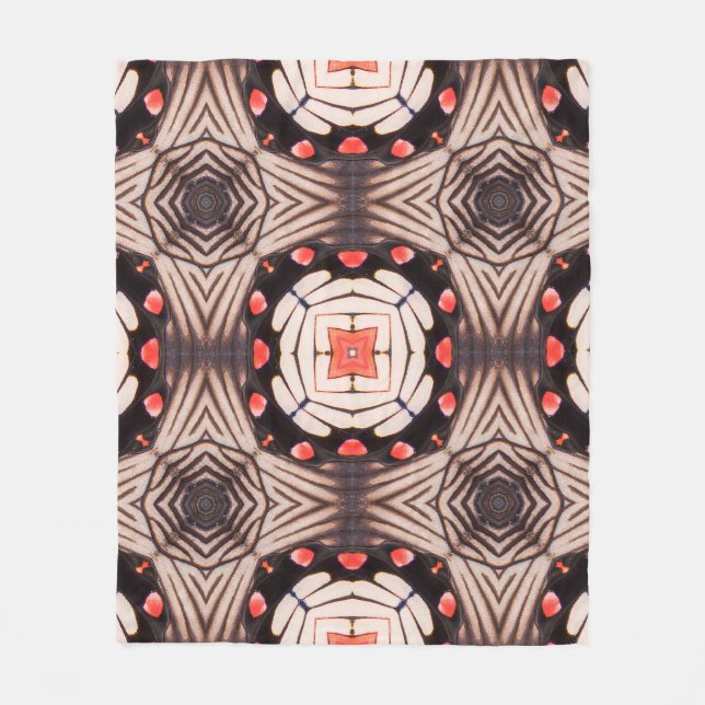 Butterfly, Beautiful seamless pattern made from bu Fleecefilt (Framsidan)