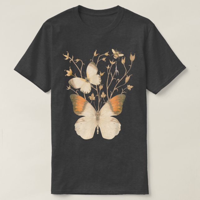 Butterfly Bee Fairy Grunge Fairycore Aesthetic Vin T Shirt (Design framsida)