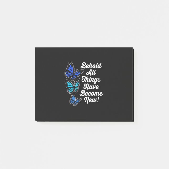 Butterfly Behold All Sak Post-it Block (Framsida)