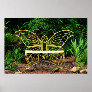Butterfly Bench-stol Poster